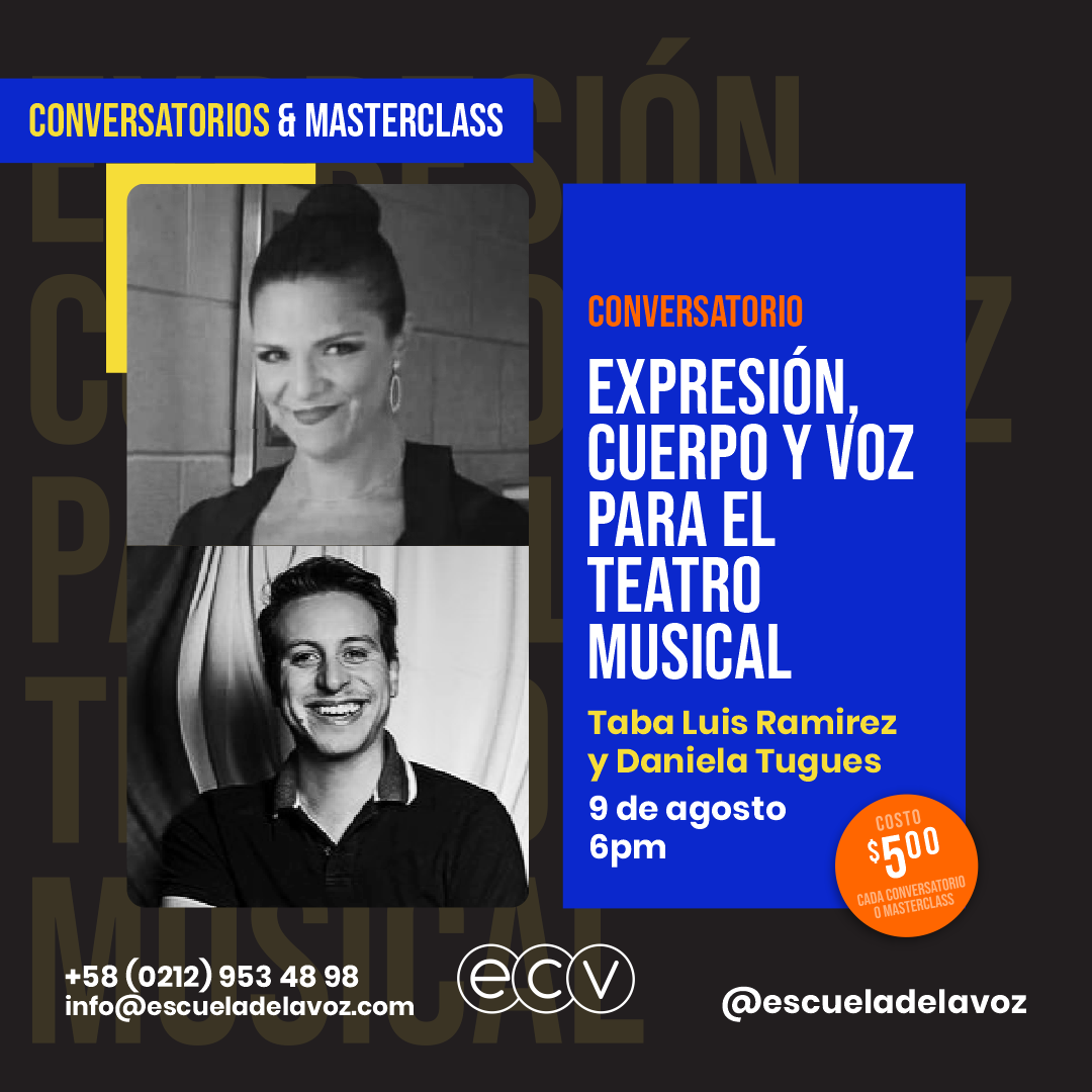 Conversatorios y Masterclasses en agosto