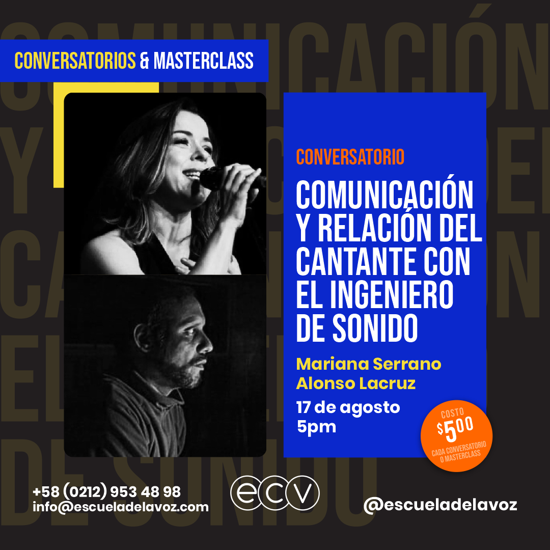 Conversatorios y Masterclasses en agosto