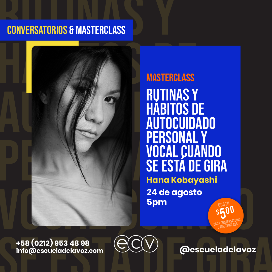 Conversatorios y Masterclasses en agosto