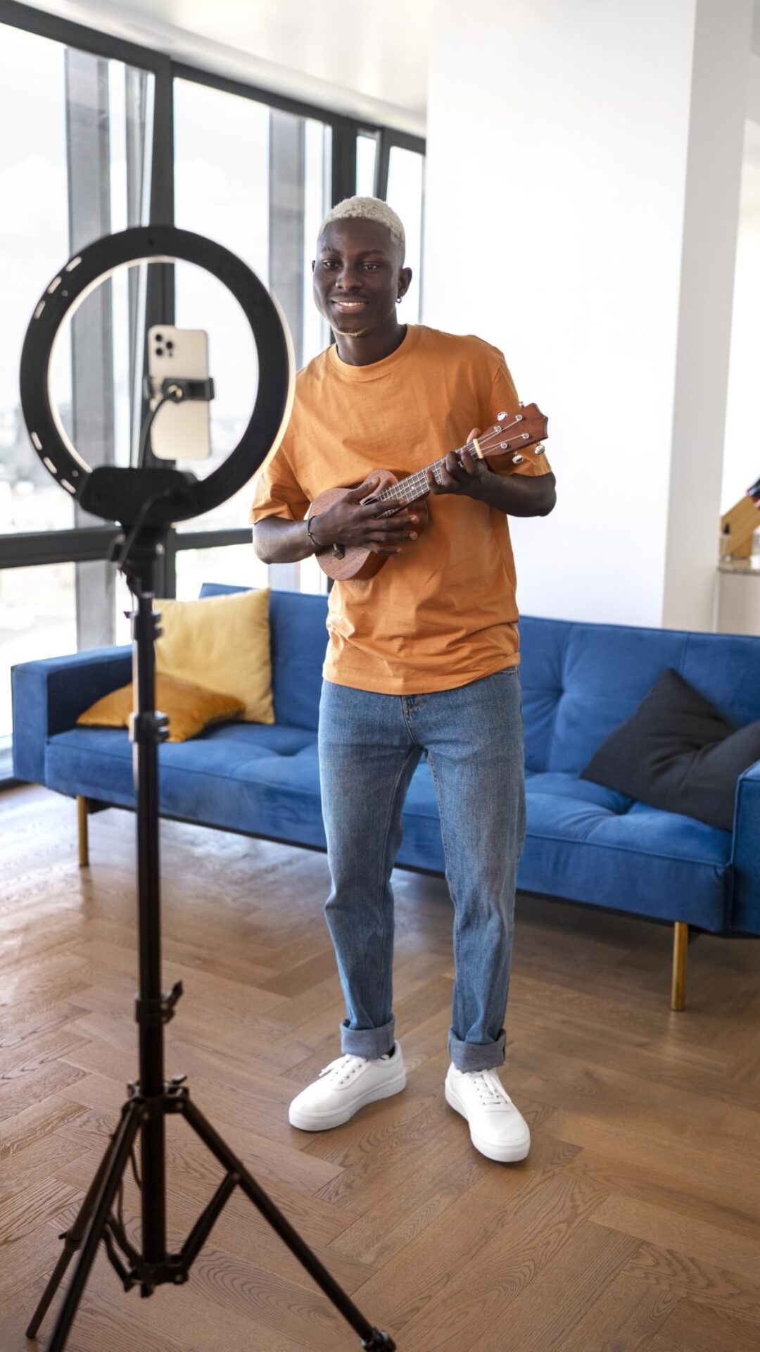 side-view-teen-playing-ukulele